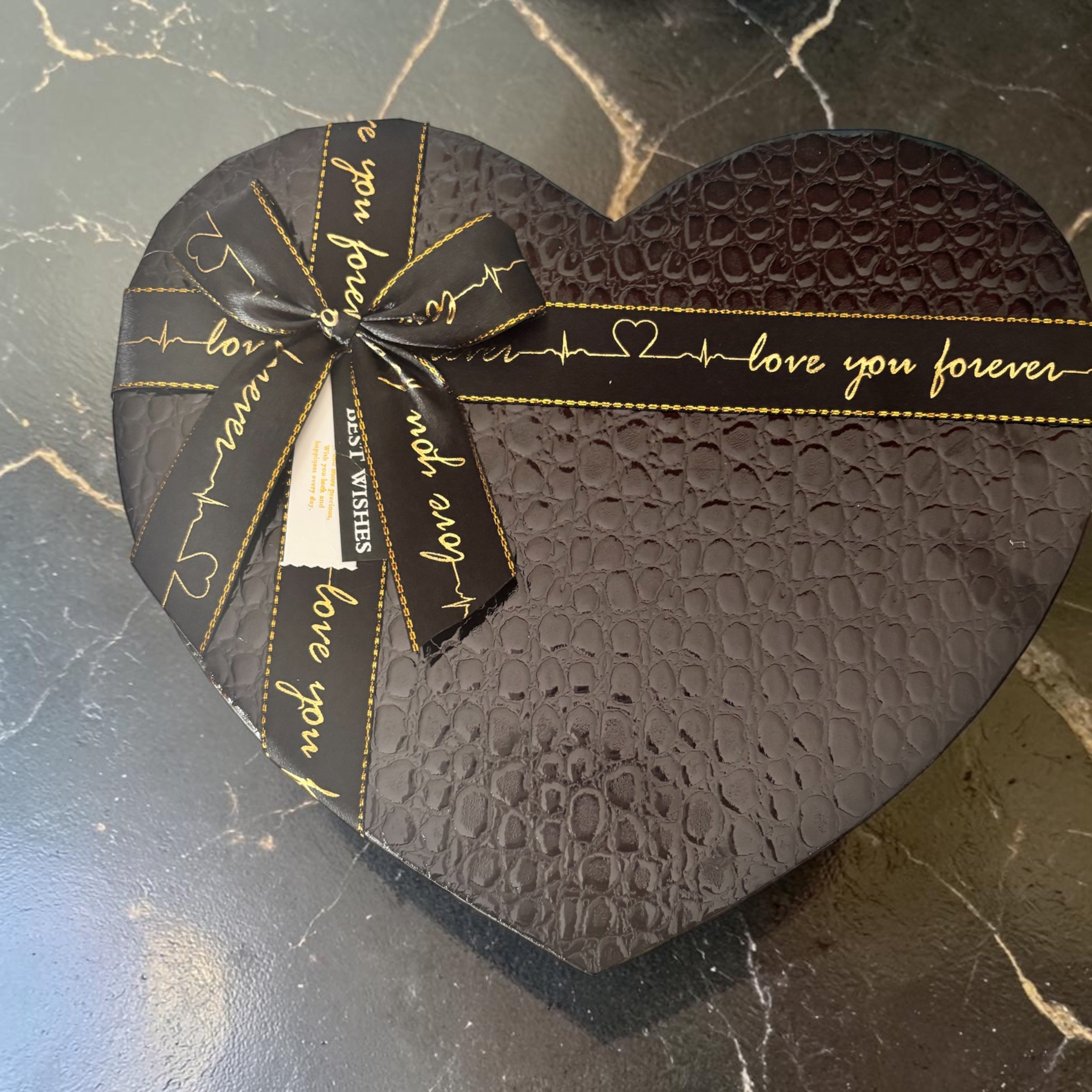 Black Heart Candle Arrangement