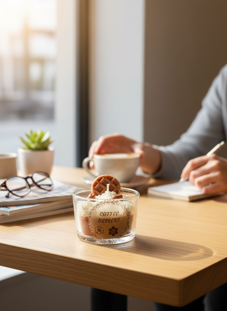 Coffee Dessert Candle
