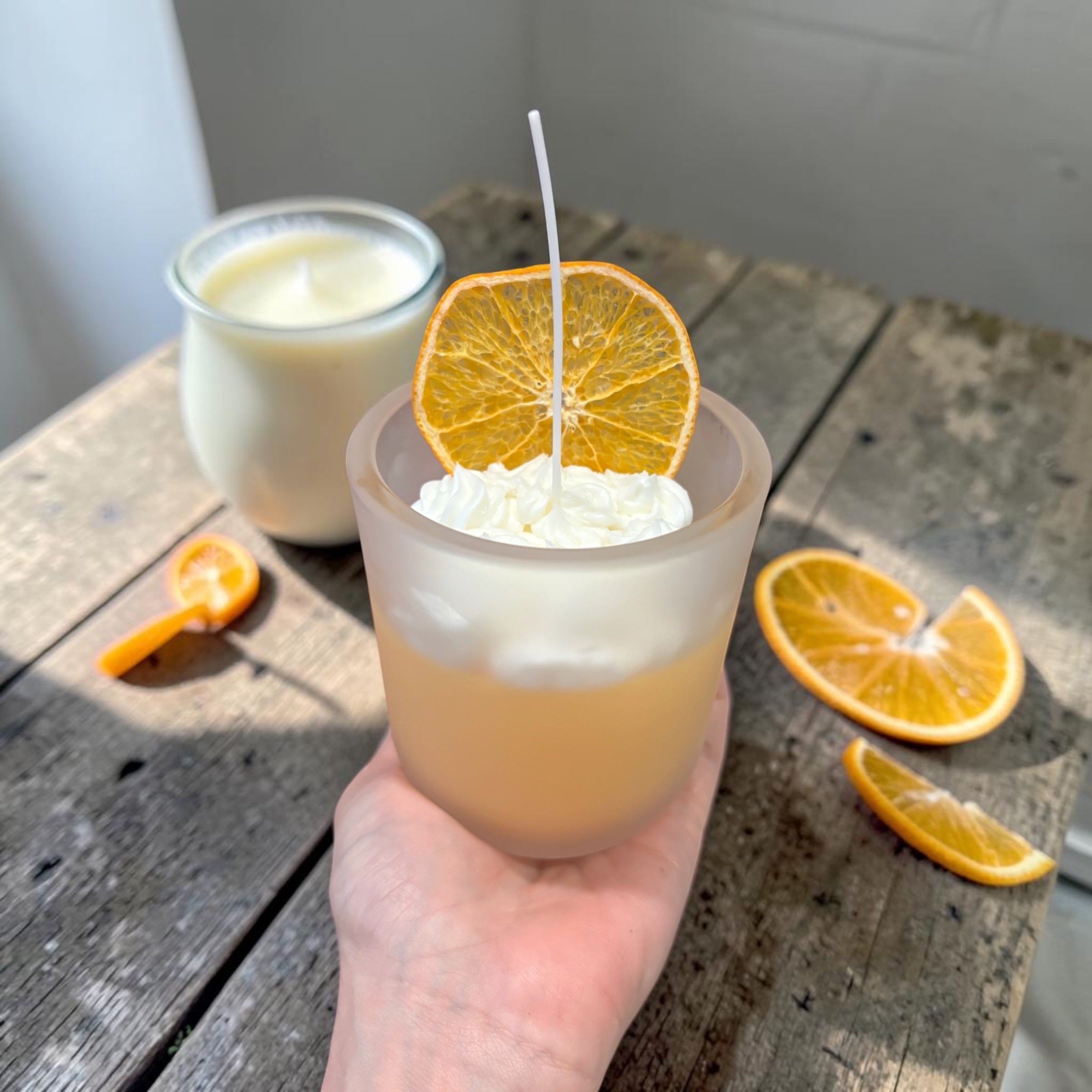 Handmade Orange Blossom Candle